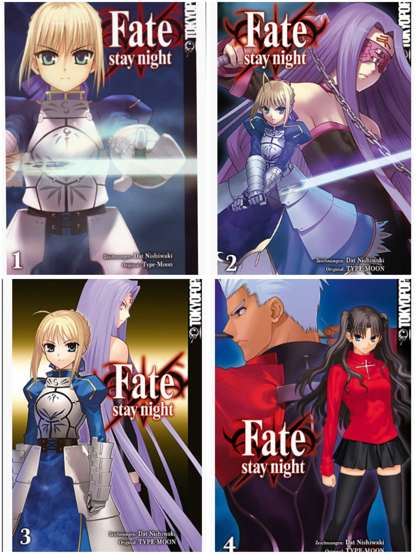 Fate stay night 1-4