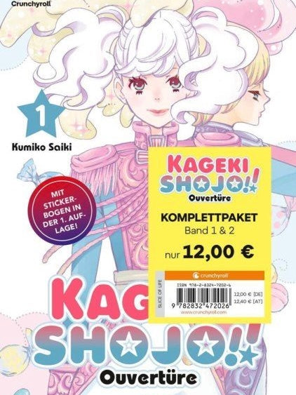 Kageki Shojo!! Ouvertüre Komplettpaket (Band 1-2) (Neu)