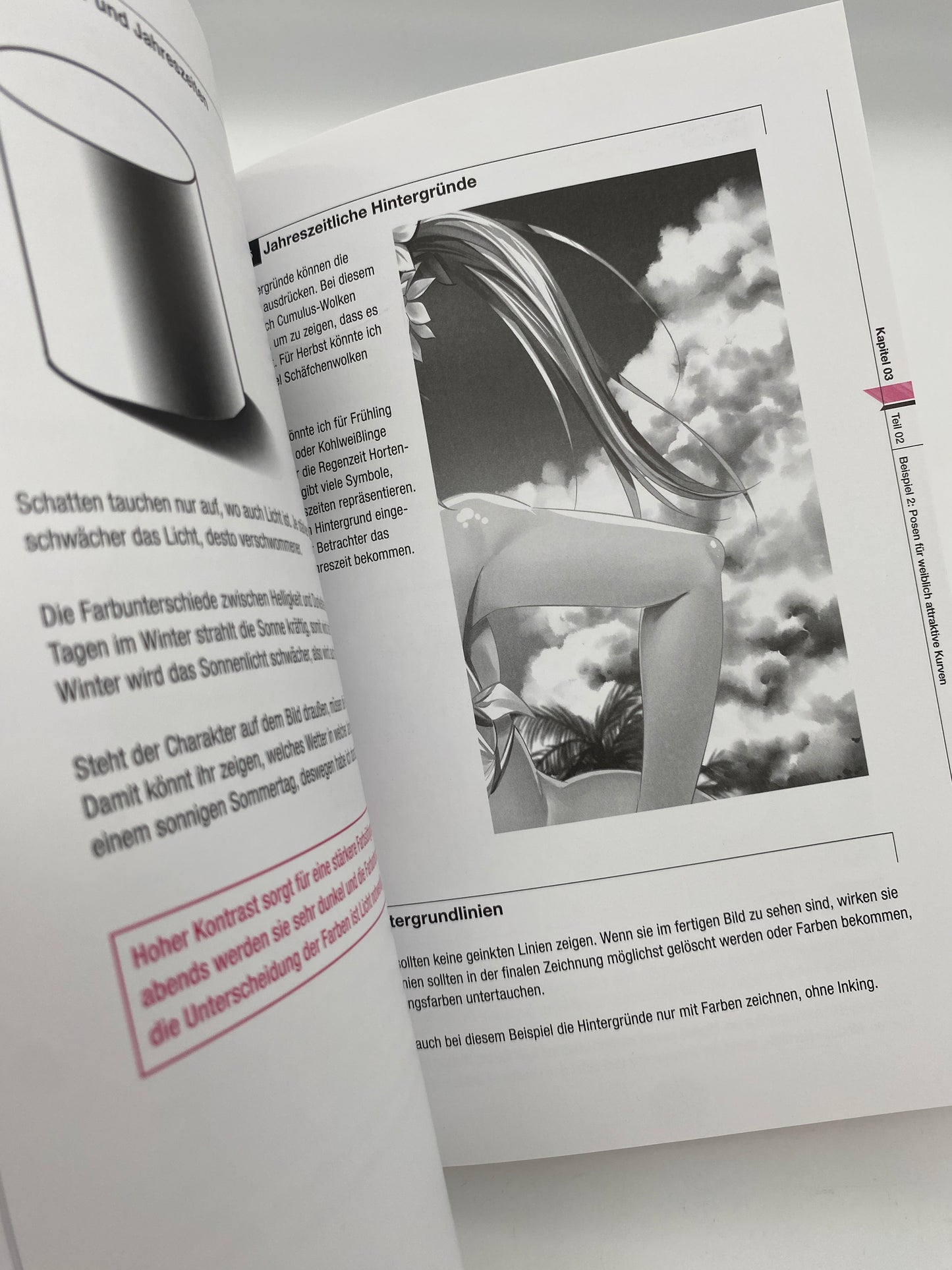 Manga-Zeichenstudio: Mädchen in coolen Posen