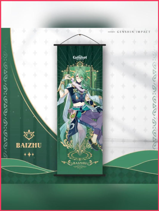 Genshin Impact - Baizhu Wallscroll