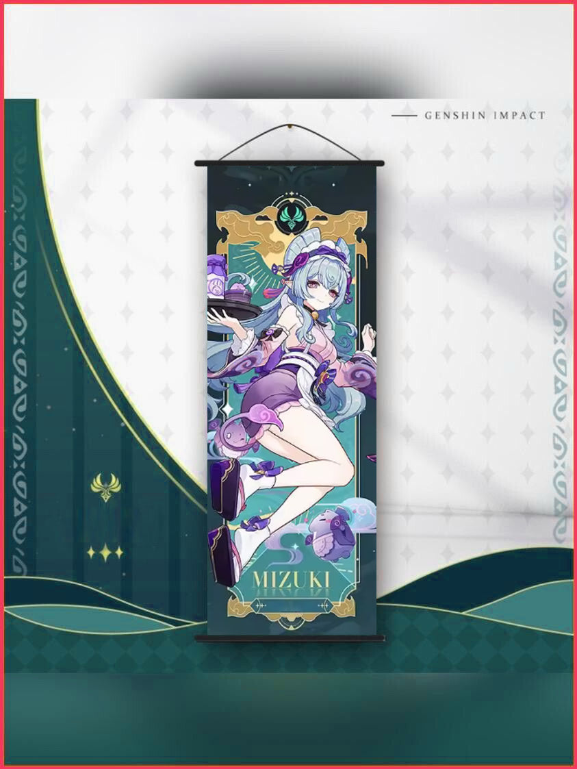 Genshin Impact - Mizuki Wallscroll