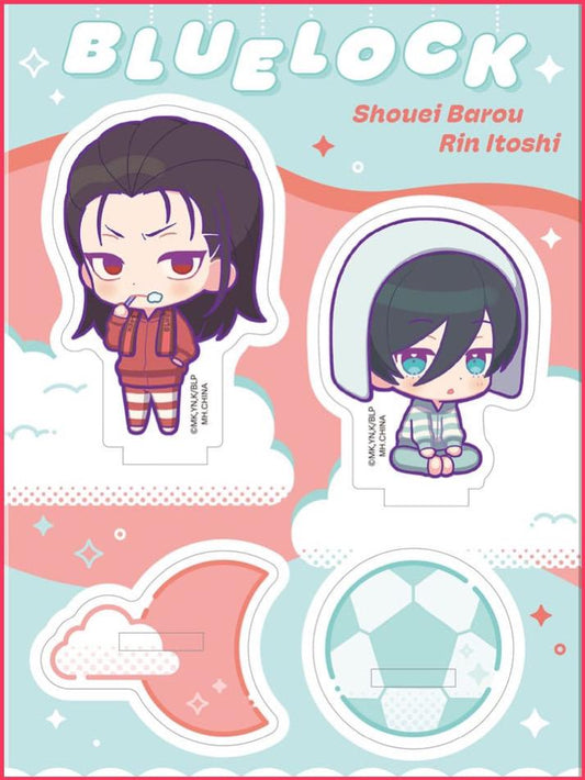 Blue Lock Acryl Stand - Chibi Barou & Rin