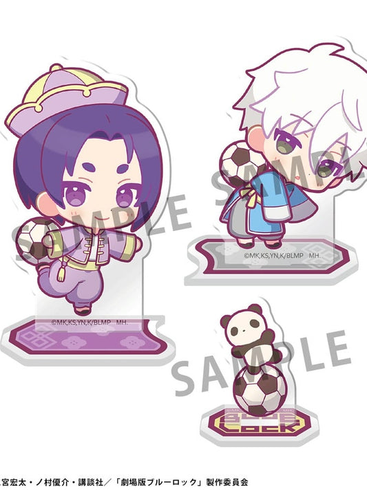 Blue Lock Acryl Stand - Chibi Reo & Nagi Panda Vers.