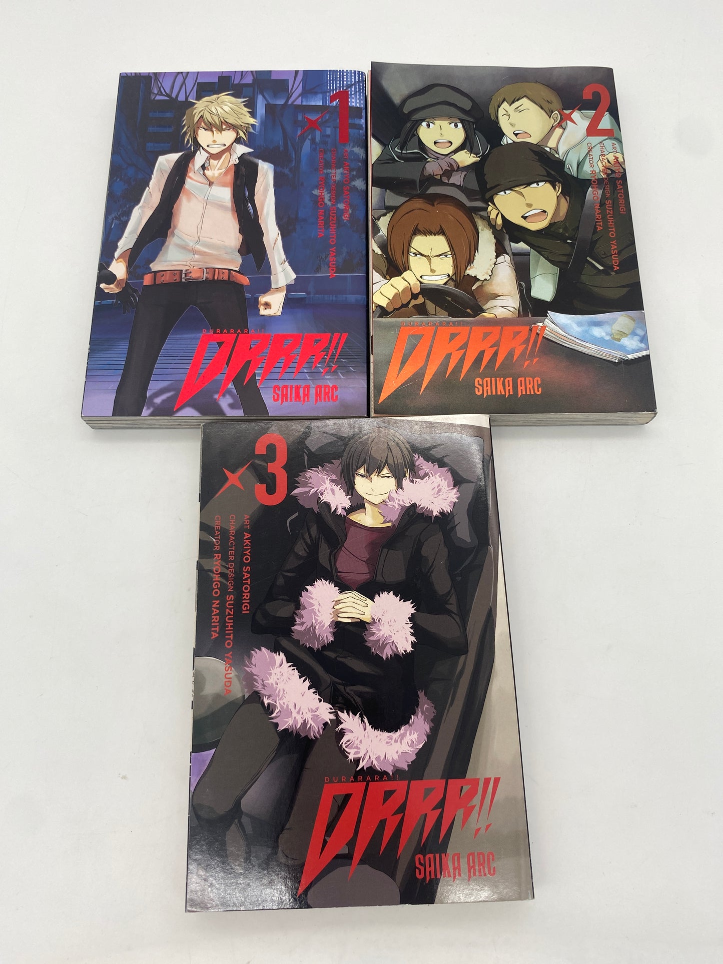 Durarara!! Vol. 1-4 & Saika Arc Vol. 1-3