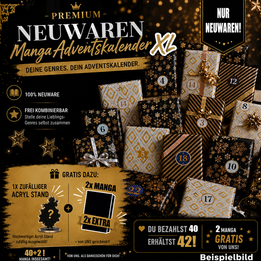 Adventskalender Manga - Neuware XL 🆕 + 1x Gratis Acryl Stand + 2x Manga!