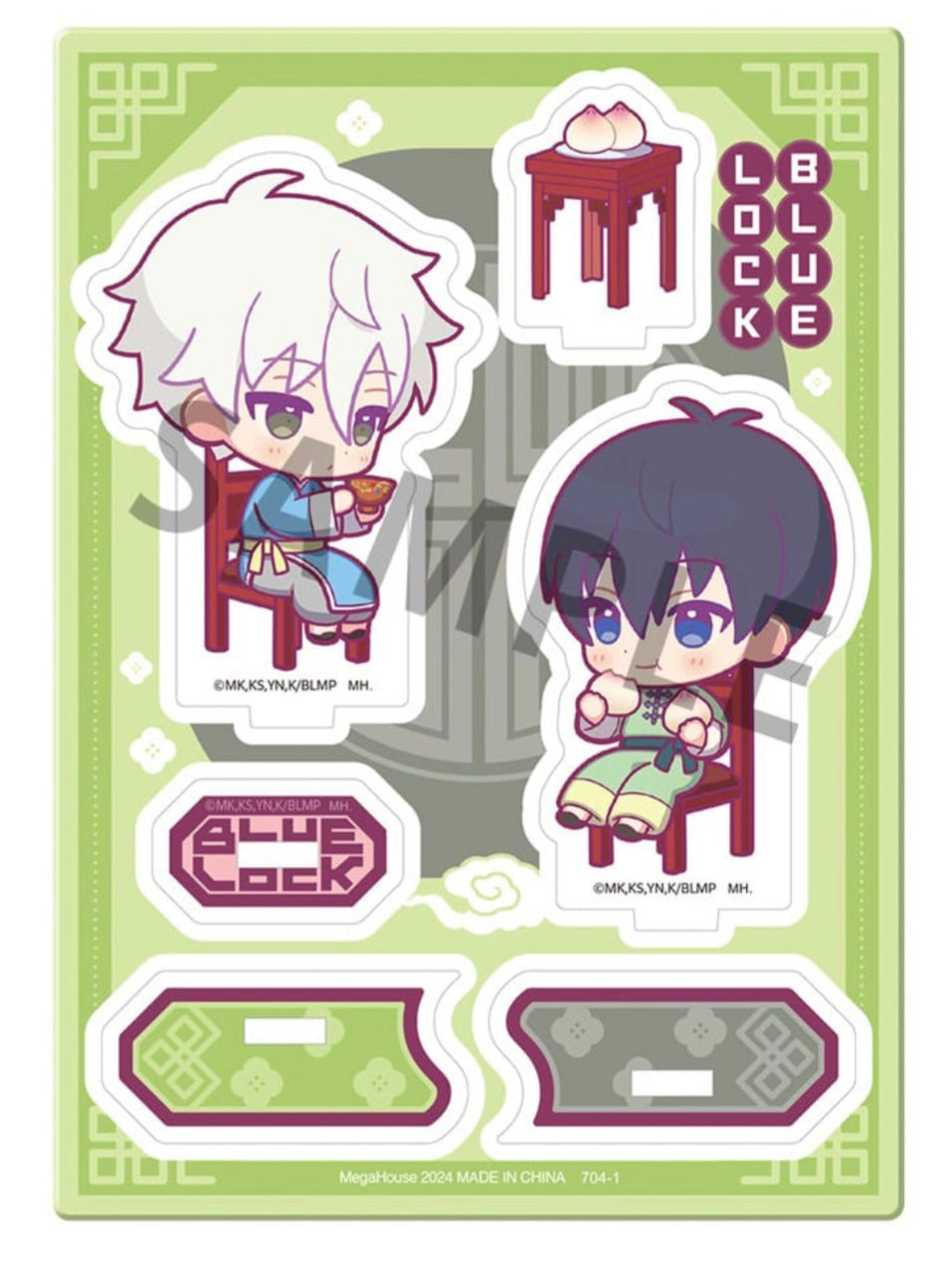 Blue Lock Acryl Stand - Chibi Yoichi & Nagi