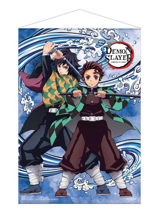 Demon Slayer - Tanjiro & Tomioka Wallscroll