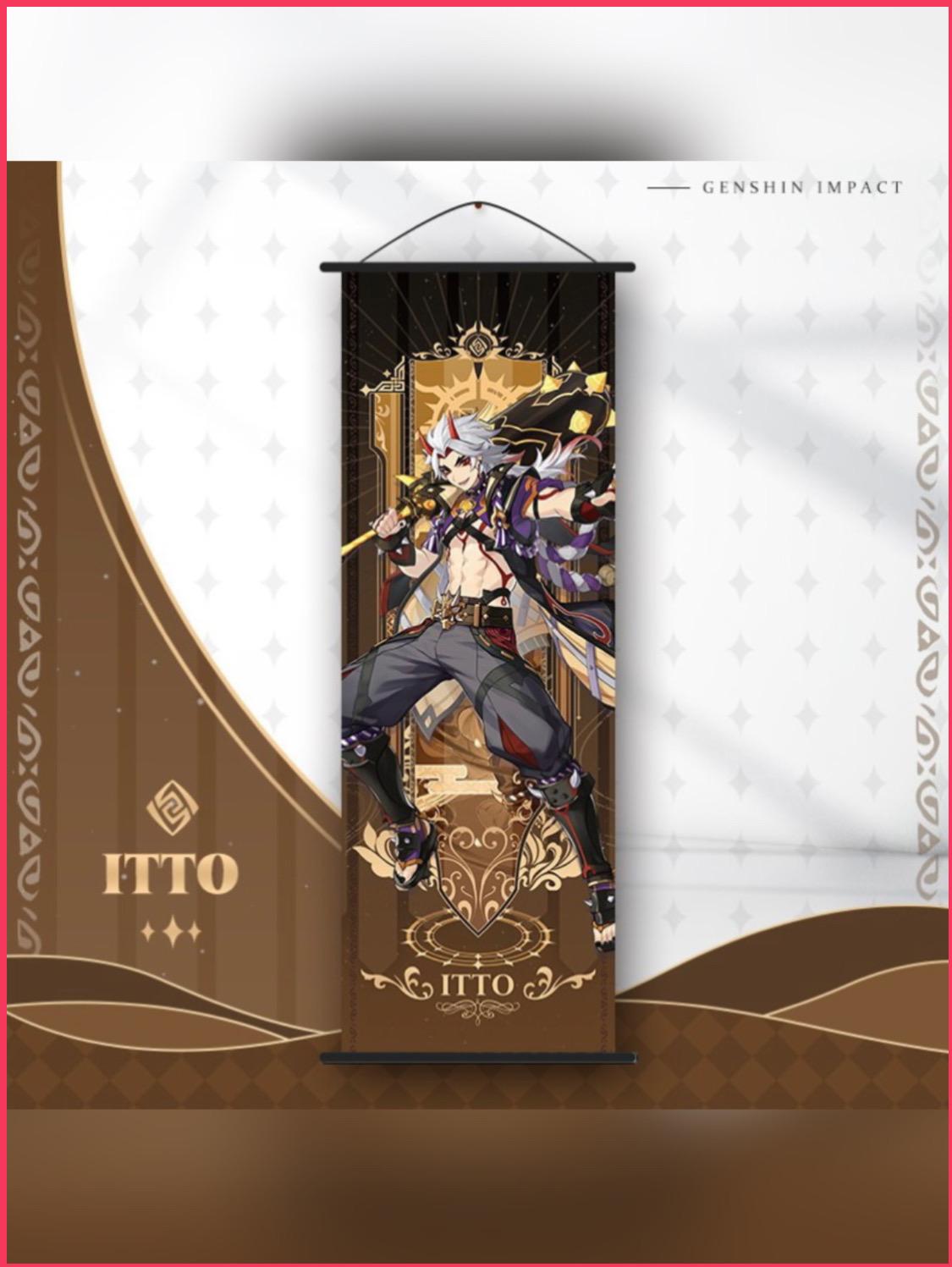 Genshin Impact - Itto Wallscroll