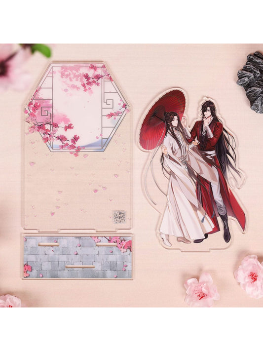 Heaven Official's Blessing Acryl-Stand - Blooming Flowers, Enchanted Heart 20 cm