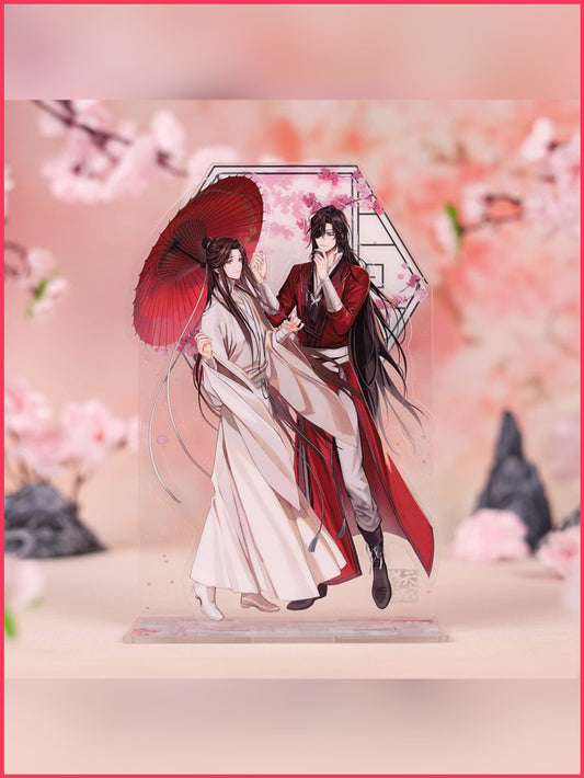 Heaven Official's Blessing Acryl-Stand - Blooming Flowers, Enchanted Heart 20 cm