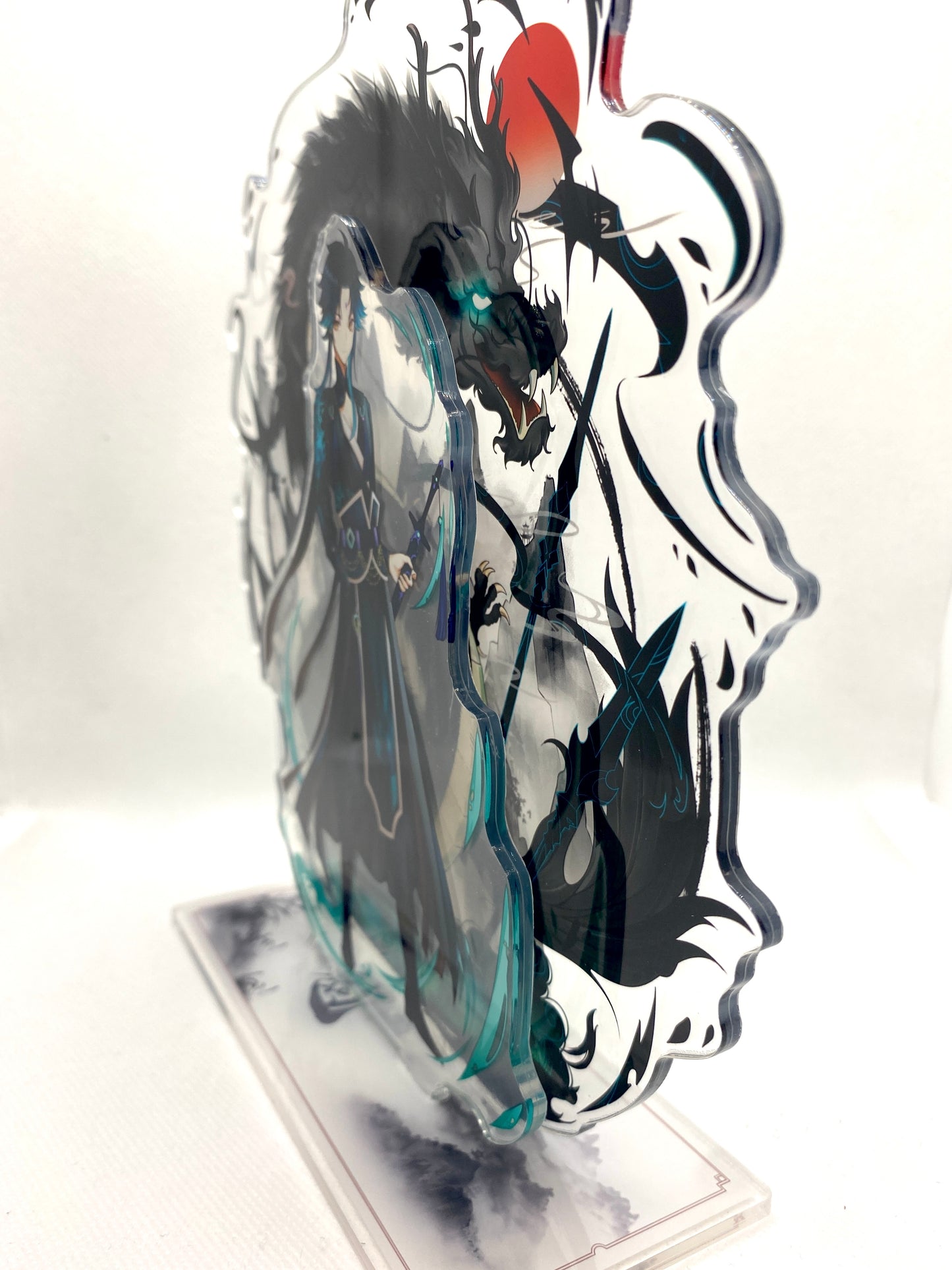 Genshin Impact Acryl-Stand - Xiao Black Dragon Vers. XXL