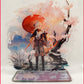 Genshin Impact Acryl-Stand - Kazuha Cherry Blossoms Vers. XXL