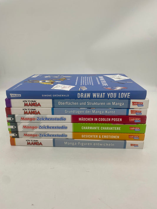 Manga-Zeichenstudio, How to Draw Manga & Draw what you love - Manga-Zeichnen-Paket