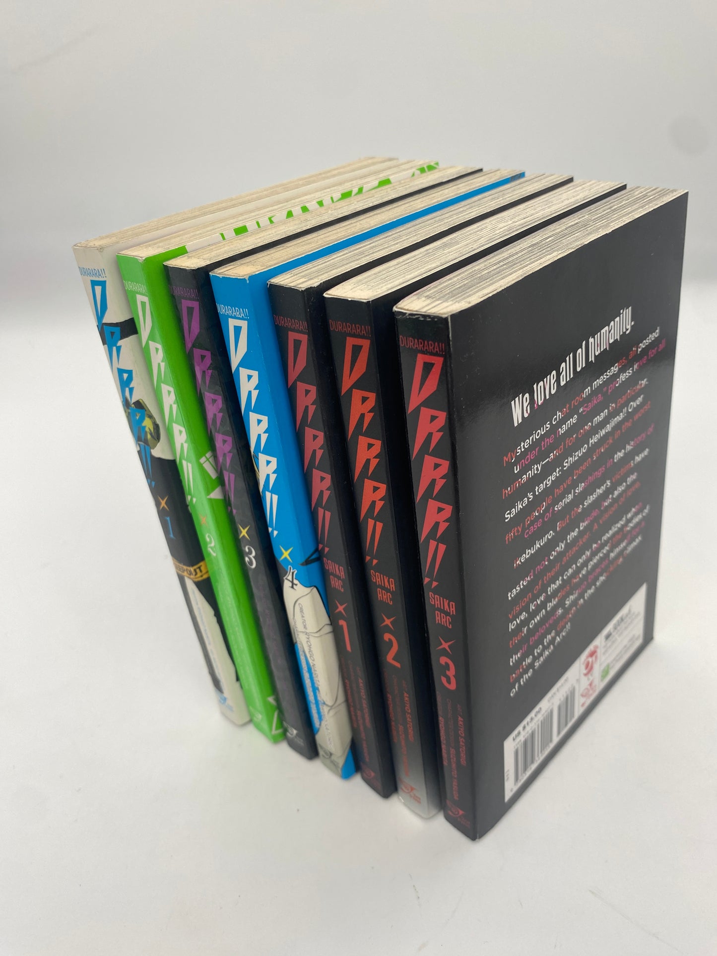 Durarara!! Vol. 1-4 & Saika Arc Vol. 1-3