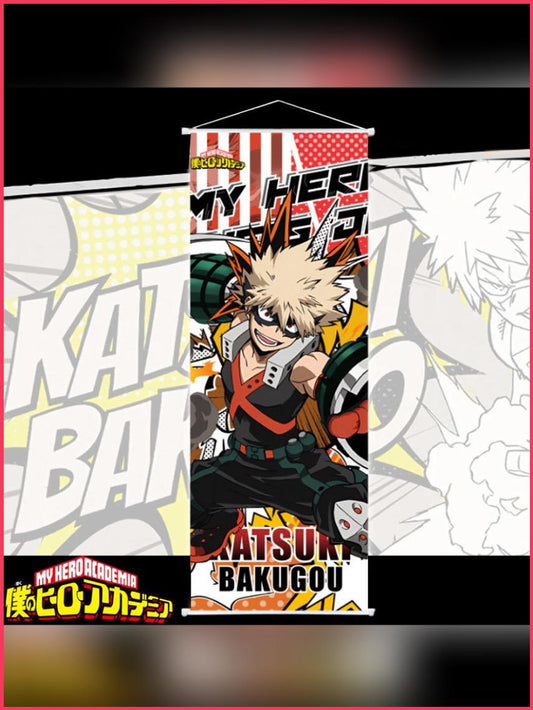 My Hero Academia - Bakugou Wallscroll