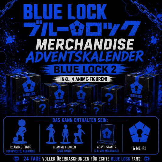 Adventskalender Merchandise - Blue Lock 2 (inkl. 4 Anime-Figuren!)