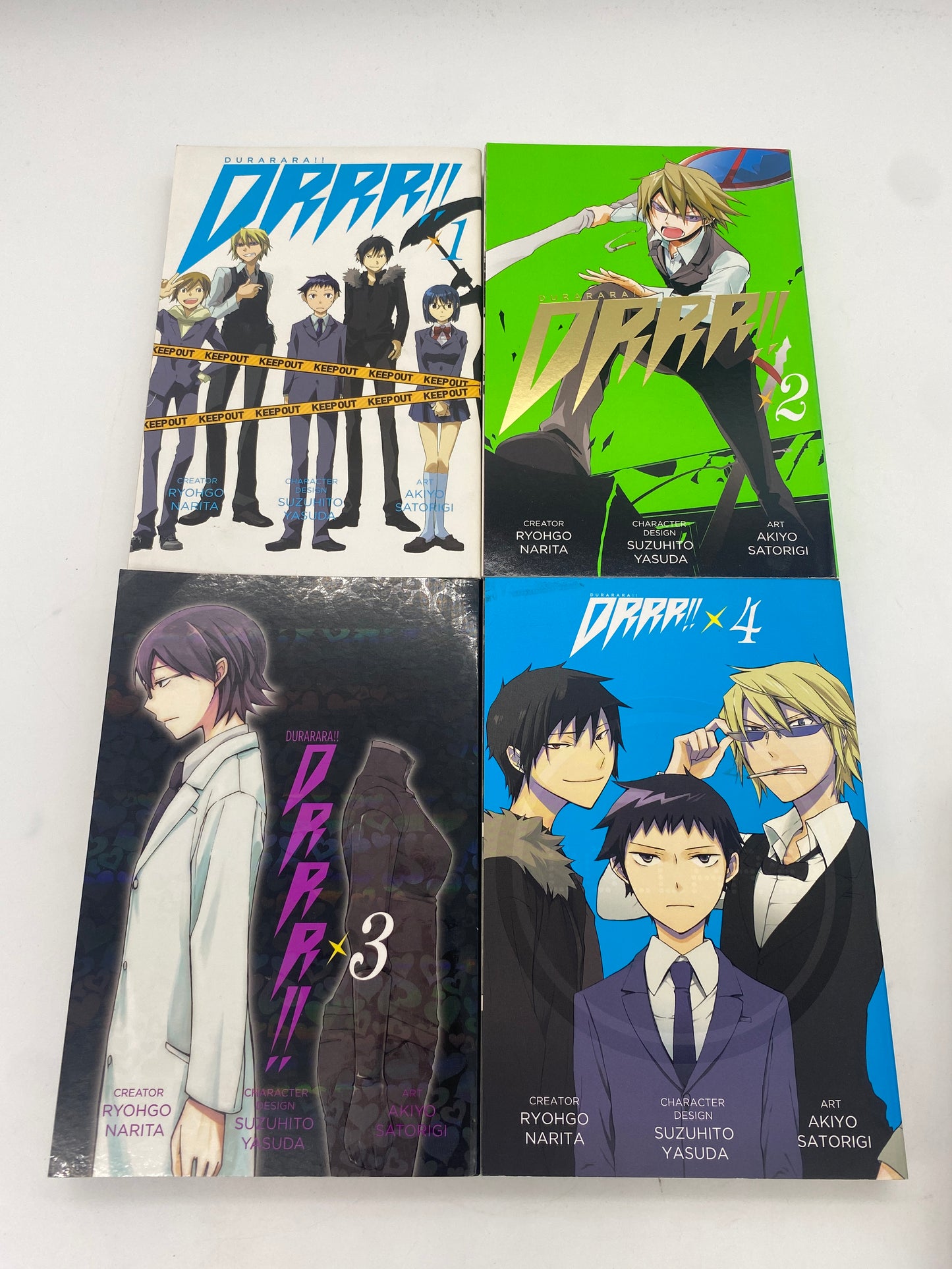 Durarara!! Vol. 1-4 & Saika Arc Vol. 1-3