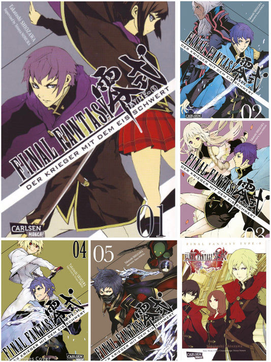 Final Fantasy - Type-0 Band 1-5 + Manga zum Game