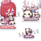 Blue Lock Acryl Stand - Chibi Chigiri & Nagi Panda Vers.