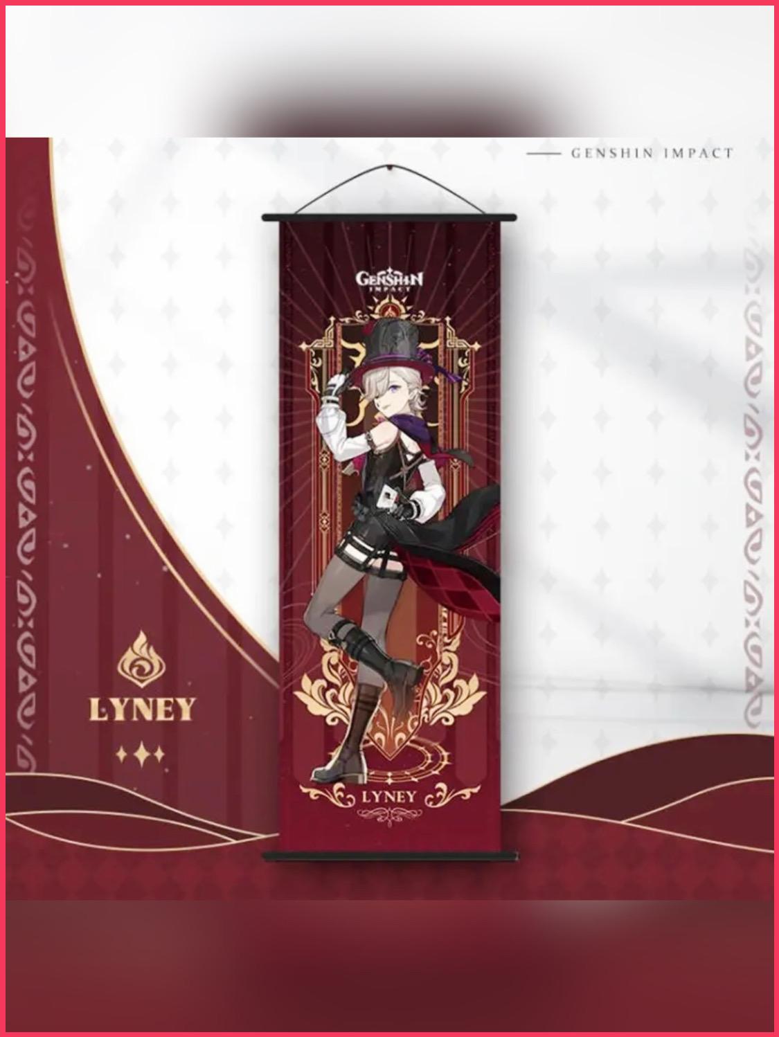 Genshin Impact - Lyney Wallscroll