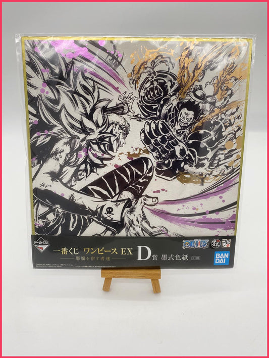 One Piece Shikishi XXL - Ruffy, Doflamingo