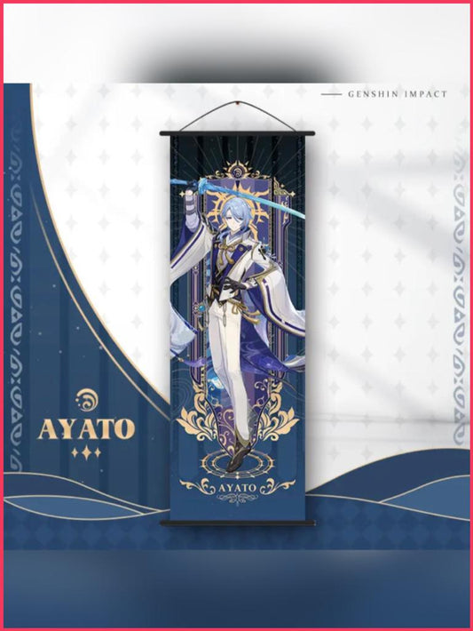 Genshin Impact - Ayato Wallscroll