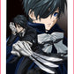 Black Butler - Ciel & Sebastian Knives Wallscroll