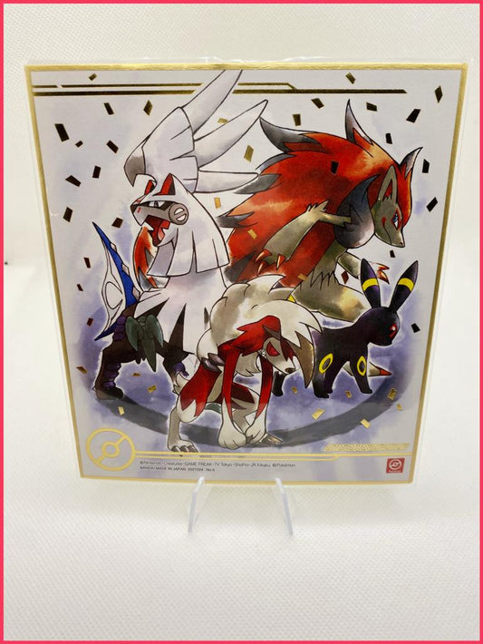 Pokemon Shikishi - Nachtara, Zoroark, Wolwerock, Amigento