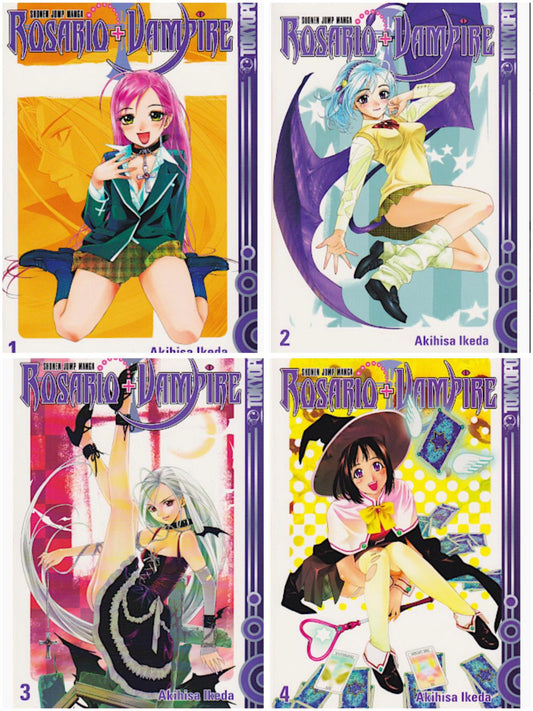 Rosario + Vampire 1-4