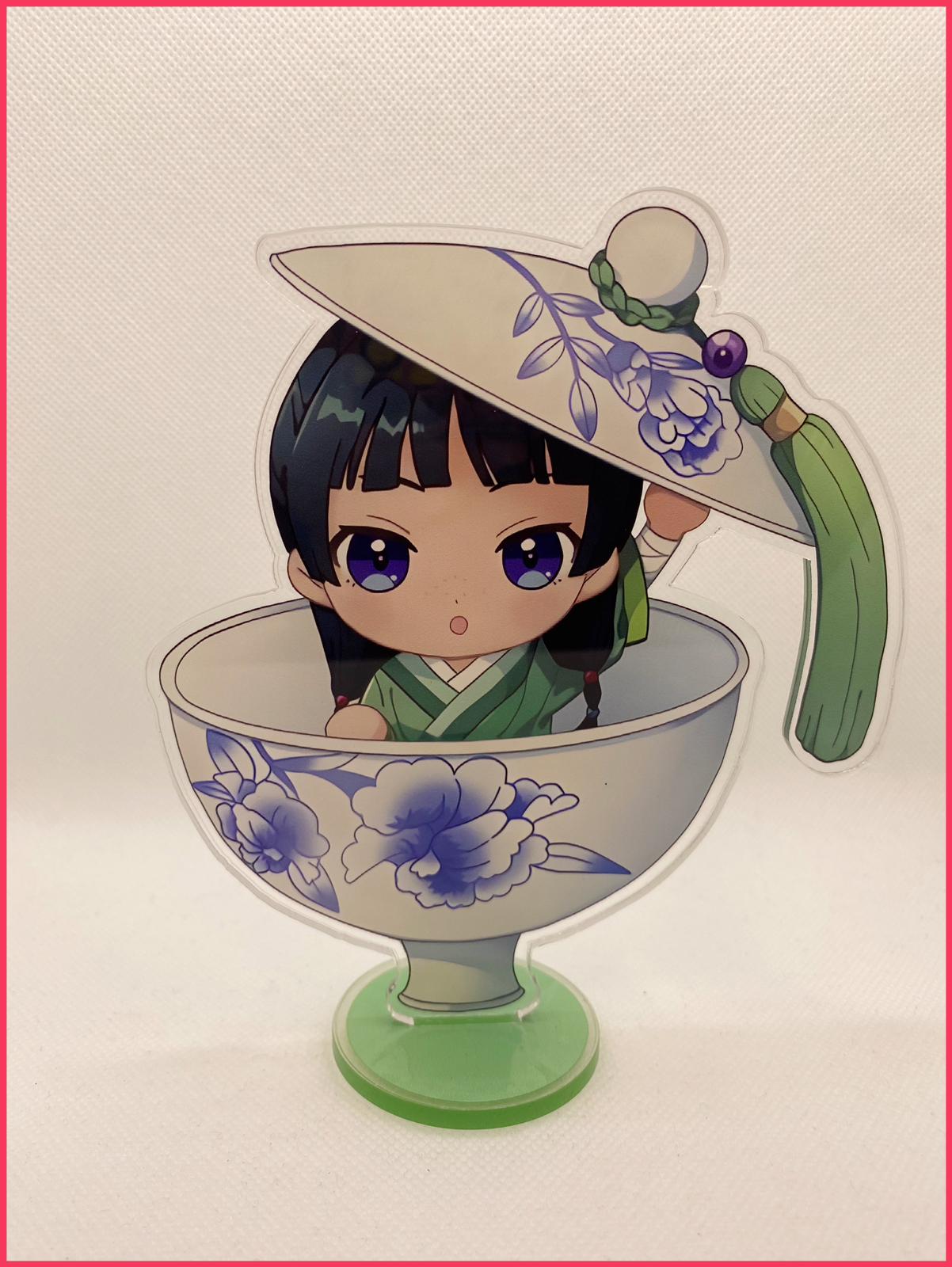 Die Tagebücher der Apothekerin Acryl-Stand - Maomao Chibi Teacup XXL