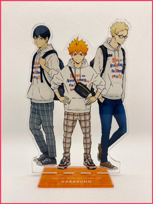 Haikyu!! - Acryl-Stand Tobu Zoo Vers. - Kageyama,, Hinata, Tsukishima