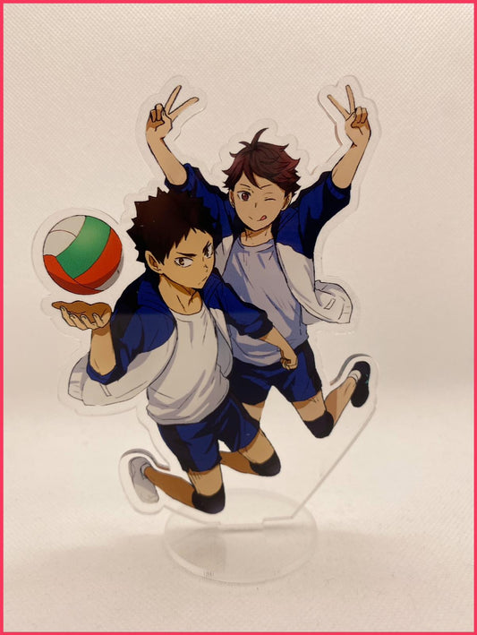 Haikyu!! Acryl-Stand - Oikawa, Iwaizumi (Mittelschule)