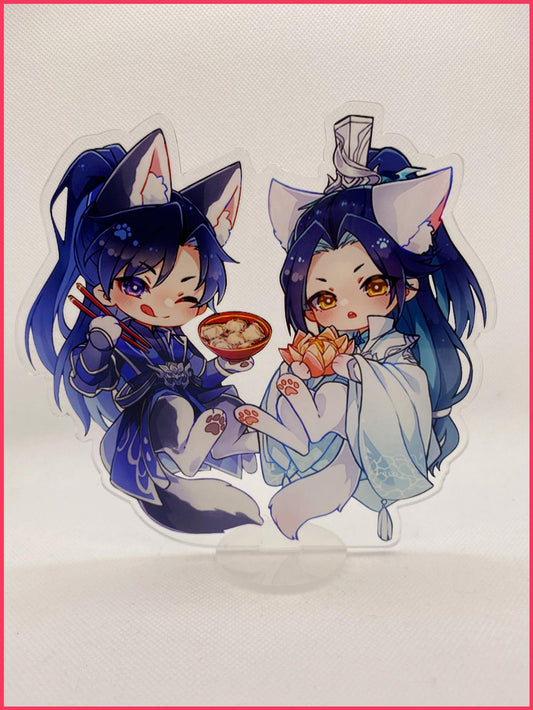 The Husky and His White Cat Shizun Acryl Stand - Chibis