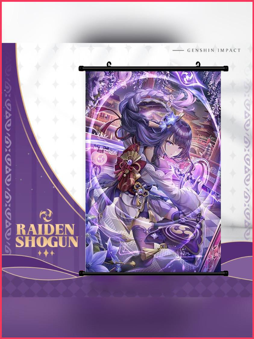 Genshin Impact - Raiden Shogun Wallscroll