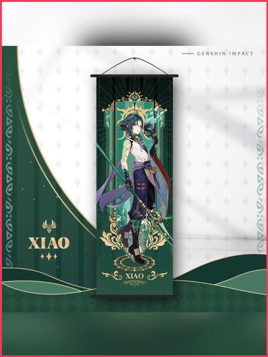 Genshin Impact - Xiao Wallscroll