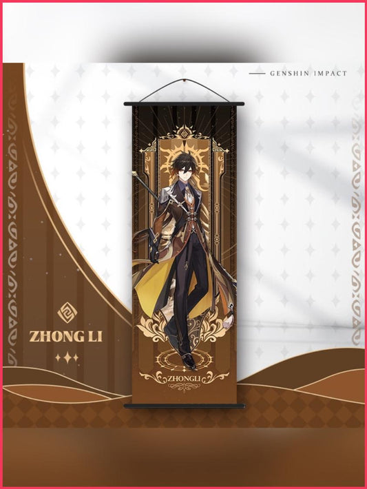 Genshin Impact - Zhongli Wallscroll