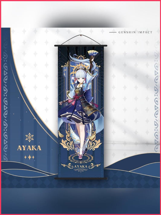 Genshin Impact - Ayaka Wallscroll