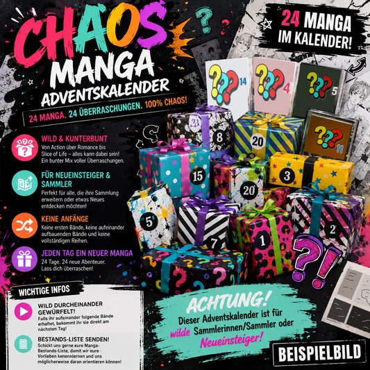 Adventskalender Manga - Chaos (24 Manga) 🩶