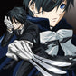 Black Butler - Ciel & Sebastian Knives Wallscroll