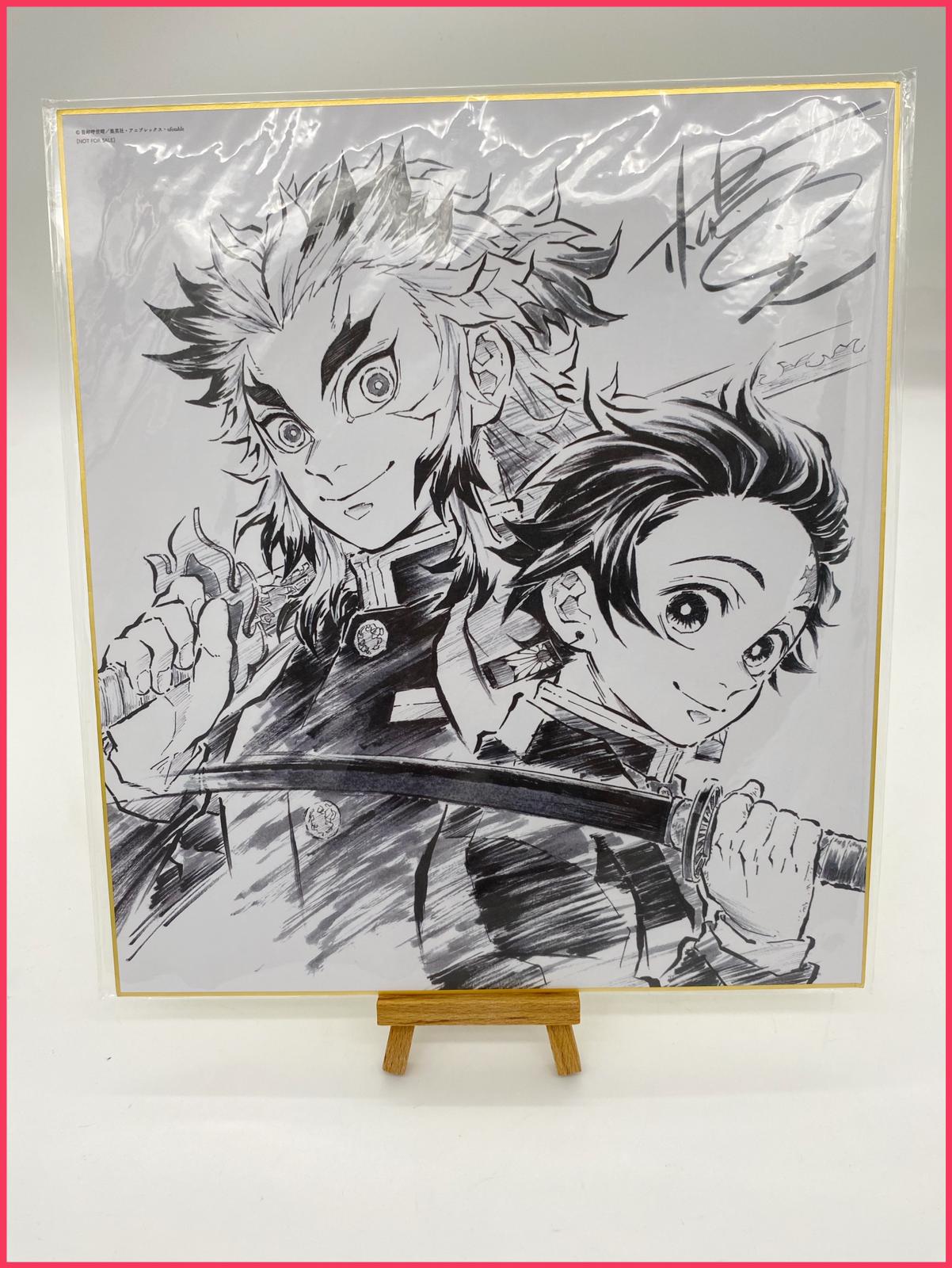 Demon Slayer Shikishi XXL - Rengoku & Tanjiro